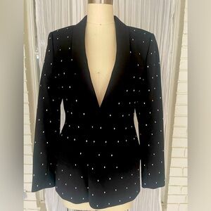 ALC blazer black with tiny mirrored pieces